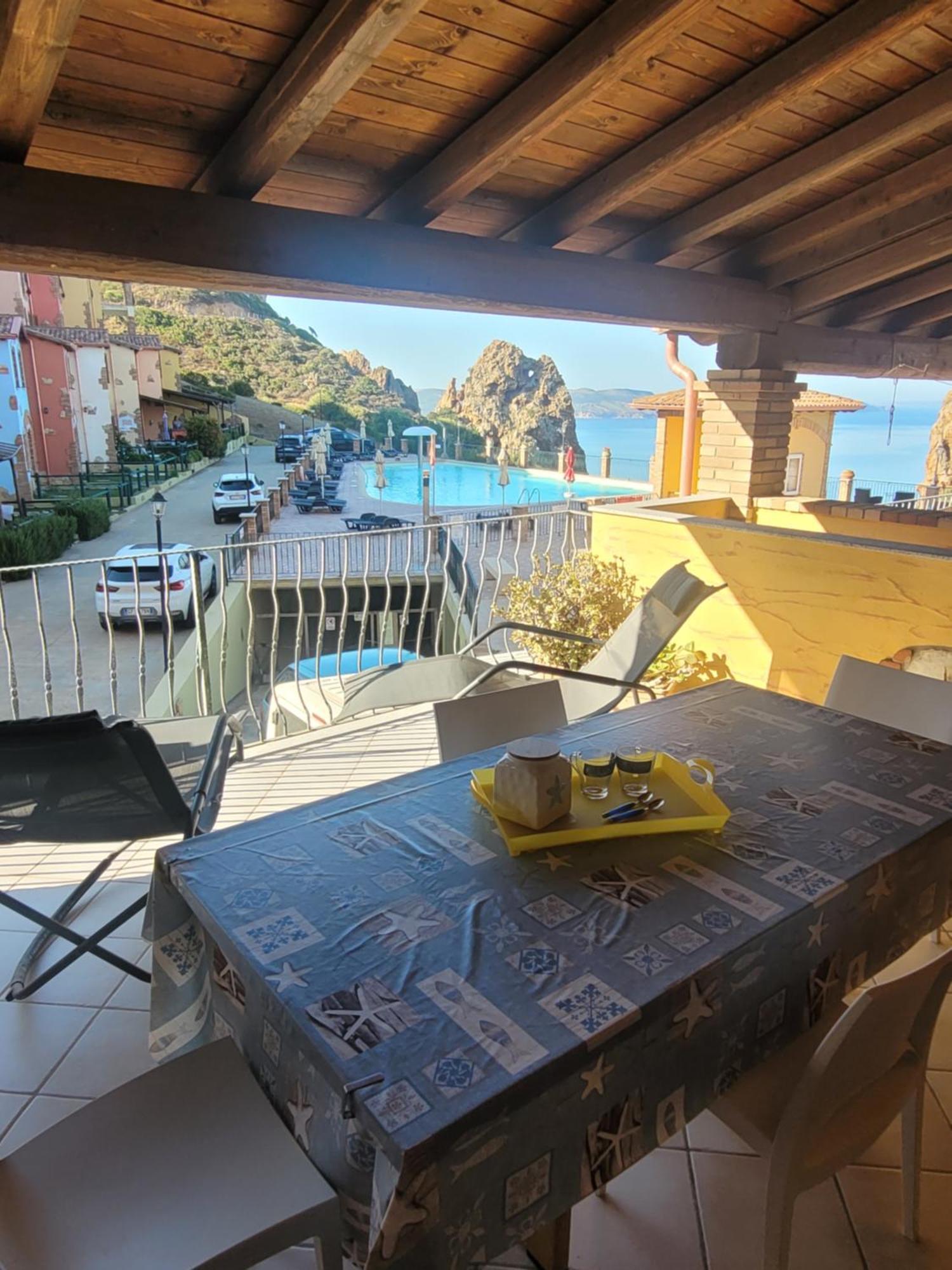 Villa Tramonti Sul Mare Nebida Esterno foto