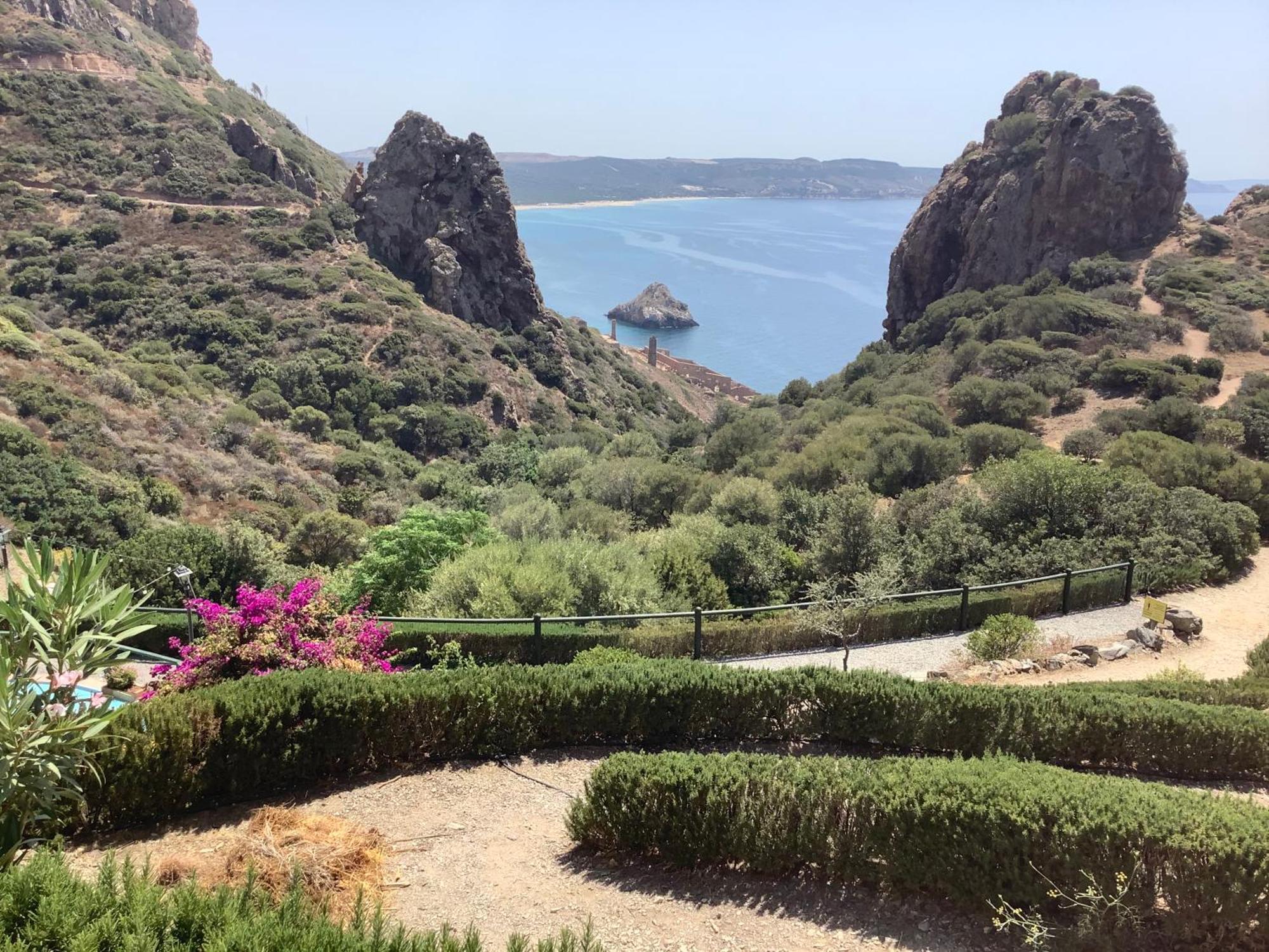 Villa Tramonti Sul Mare Nebida Esterno foto