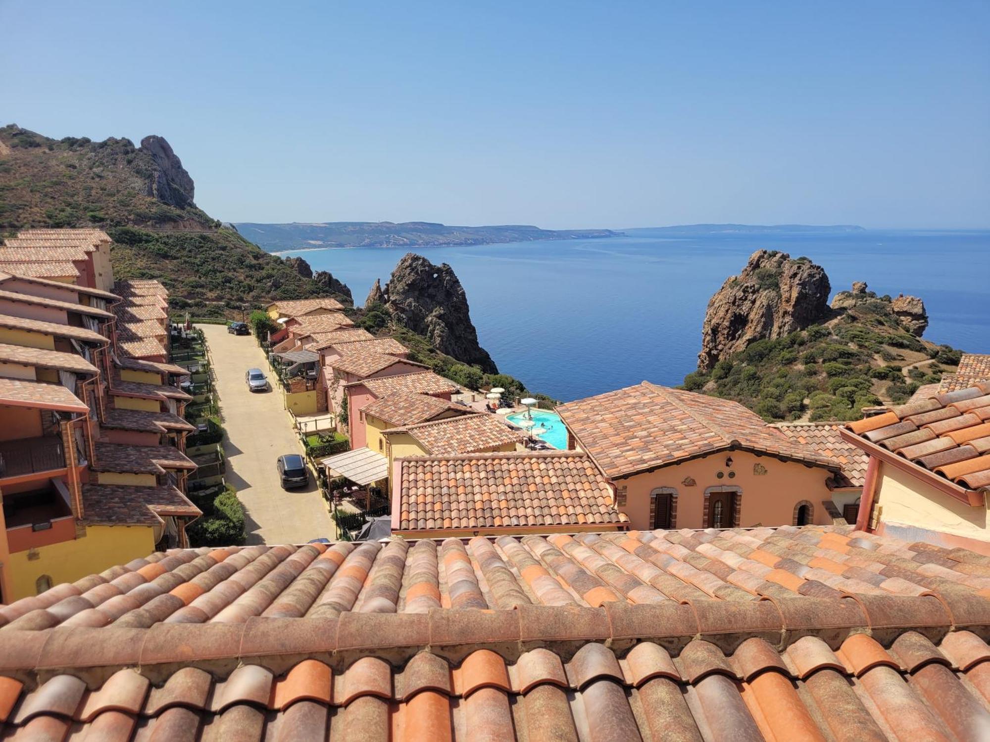 Villa Tramonti Sul Mare Nebida Esterno foto