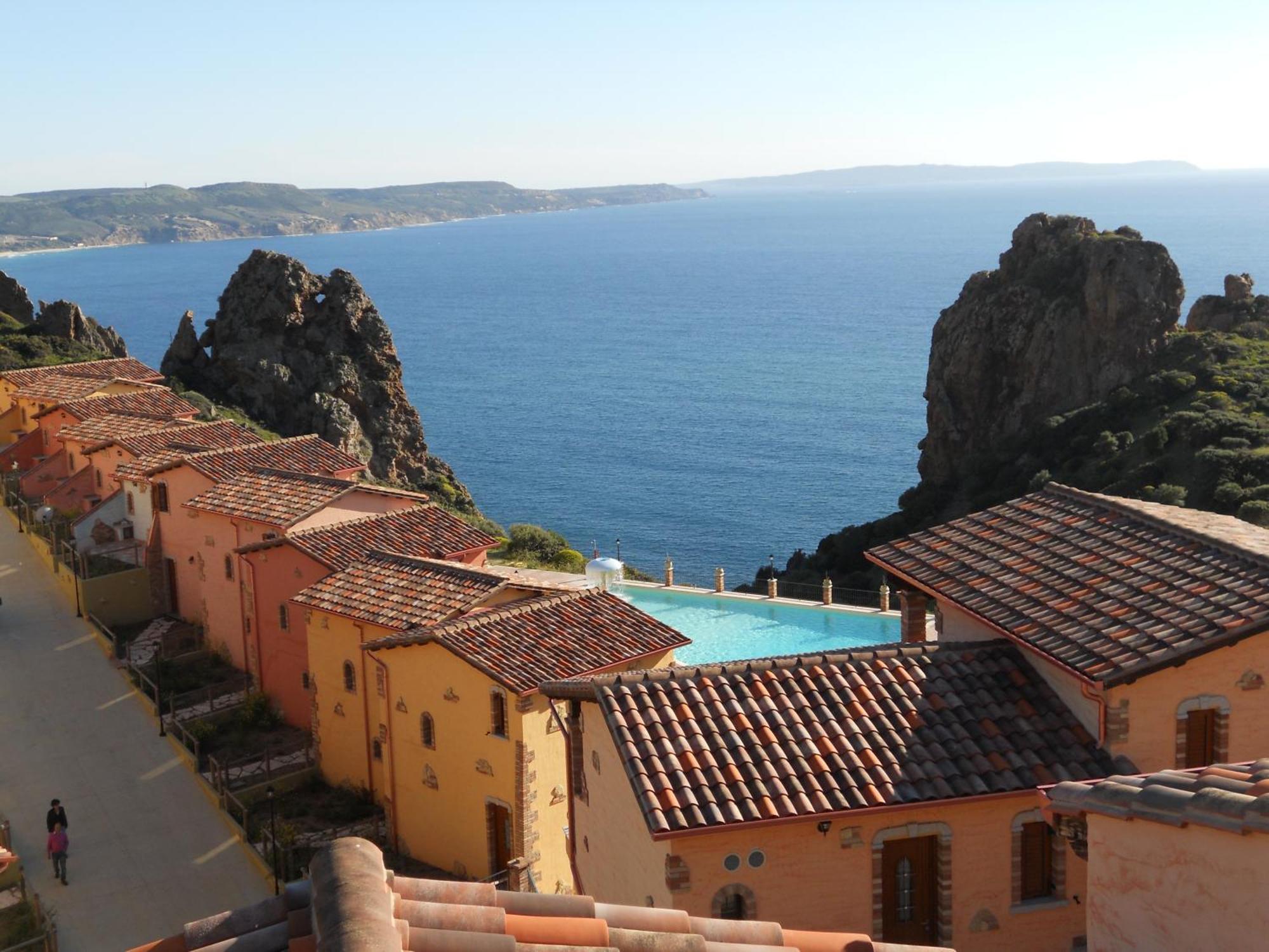 Villa Tramonti Sul Mare Nebida Esterno foto