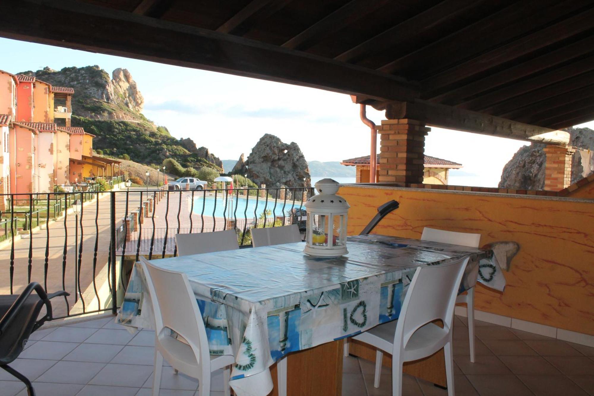 Villa Tramonti Sul Mare Nebida Esterno foto