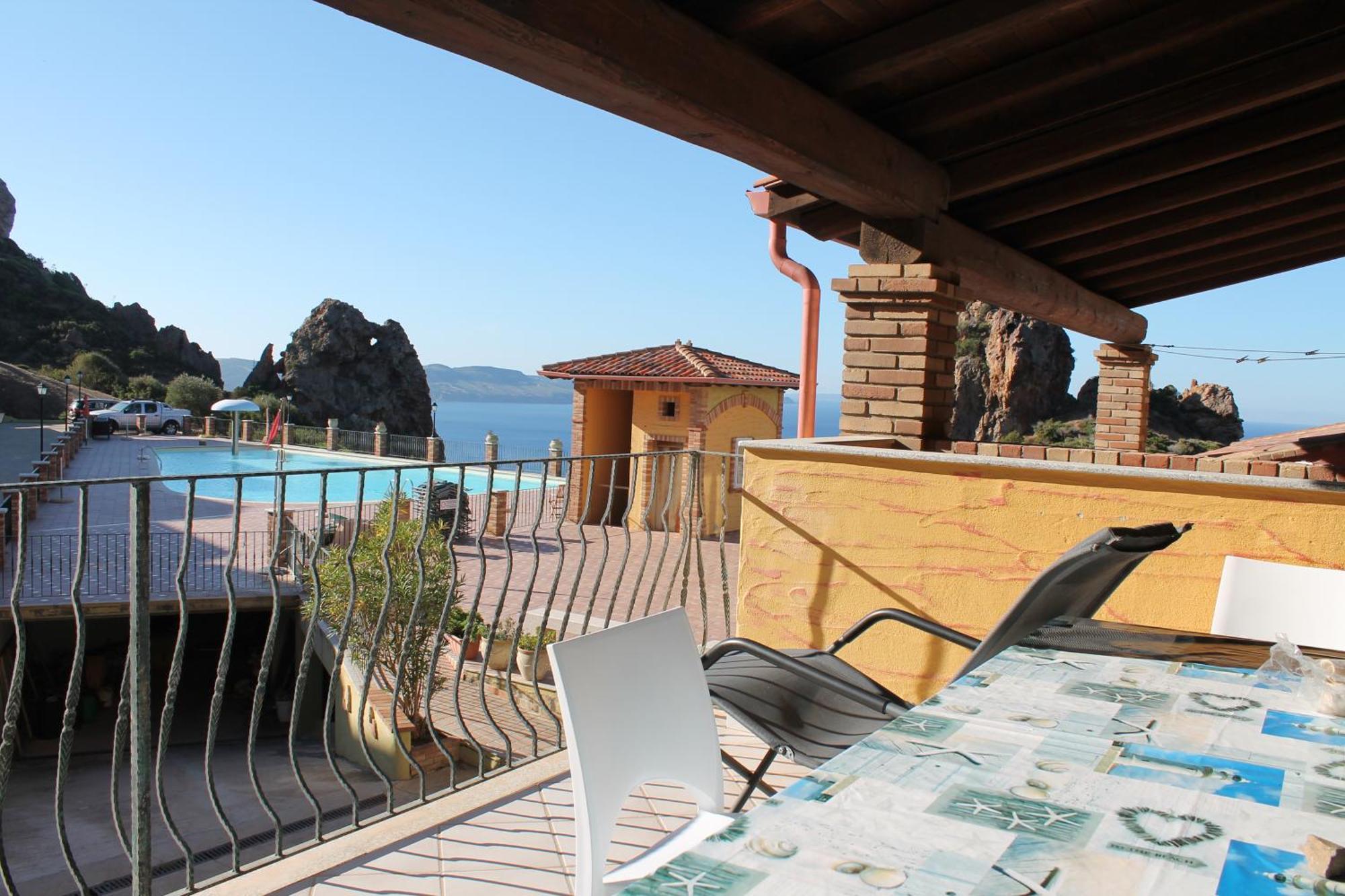 Villa Tramonti Sul Mare Nebida Esterno foto