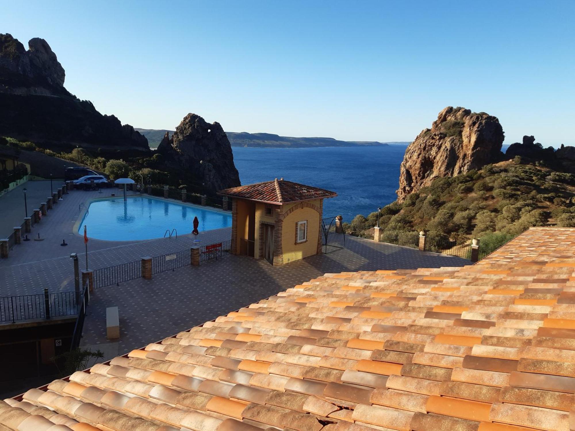 Villa Tramonti Sul Mare Nebida Esterno foto